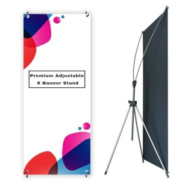 Imagem de Suporte premium X Banner 61 cm x 182 cm com bolsa Oxford portátil (apenas suporte de 61 cm x 182 cm)