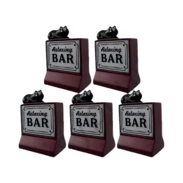 Imagem de Adesivos Magnéticos com Luz para Geladeira - 6 Estilos para Cafeteria 