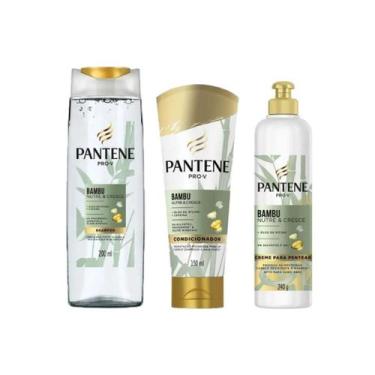 Imagem de Kit Pantene Bambu Shampoo 200Ml+Cond 150Ml+Creme Pent 240G