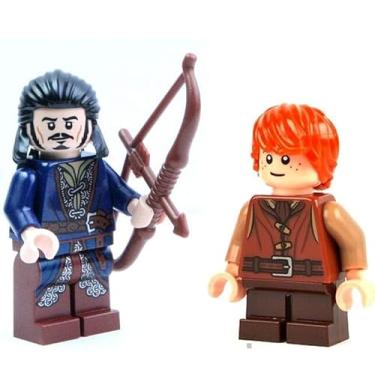 Imagem de LEGO's The Hobbit The Battle of The Five Armies Loose Bard Minifigure & The Son of Bard [Loose]