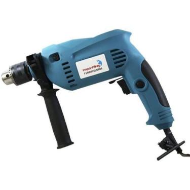 Imagem de Furadeira de impacto 110v c/ maleta + 27 acessorios - importway, 110V