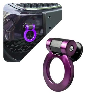 Imagem de Gancho Engate Reboque Esportivo Tow Hook Roxo Universal JDM - Estilo B
