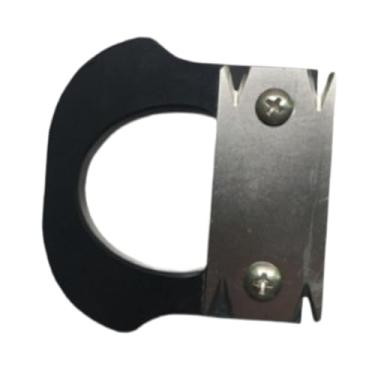 Imagem de Vaveren Aparador de fita de borda Cortador de fita de madeira Ferramenta portátil aço inoxidável Substituição resistente Tamanho compacto Plaina de madeira