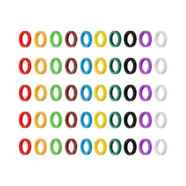 Imagem de Capas De Chave De Borracha Oca De Silicone Macio 10-50 Peças Protetore