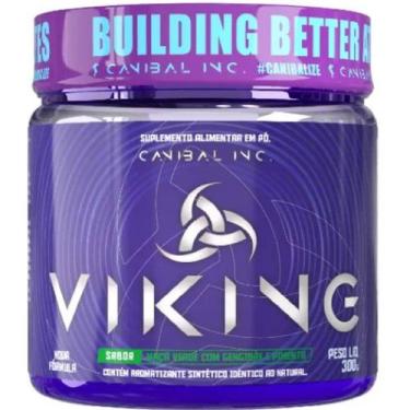 Imagem de Pré-Treino Viking 300g Com Cafeína E Beta Alanina Para Treinos De Alta