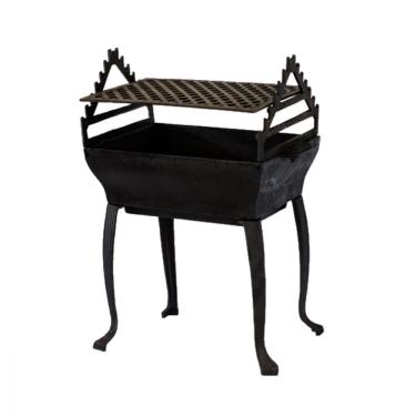 Imagem de Churrasqueira Gaúcha Completa em Ferro Fundido 35x50cm