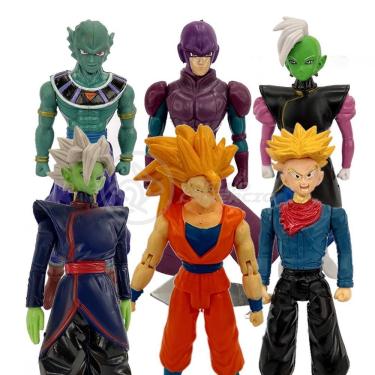 Imagem de Kit 6 Bonecos Dragon Ball Super Goku Ssj3, Zamasu