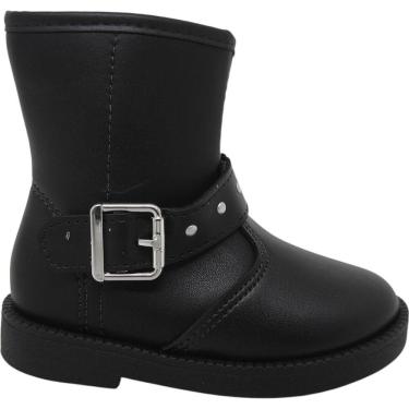 Imagem de Bota Infantil Menina Casual Dia a Dia Passeio Escola Detalhes Metalizados Cano Baixo Molekinha 2184.101