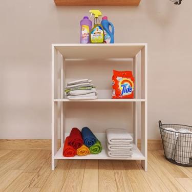 Imagem de Armário Multiuso Lavanderia Organizador Movlar - Mod.0705 (Branco)