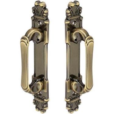Imagem de Puxador Duplo Mozart 215Mm Bronze Antigo Porta Pivotante - Máxima meta