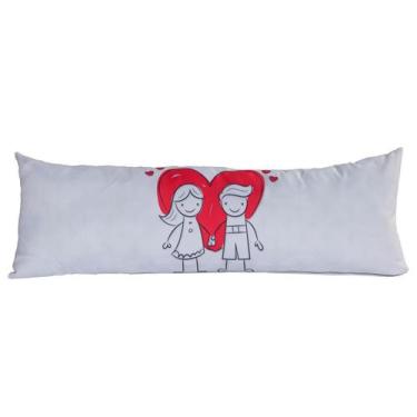 Imagem de Travesseiro De Corpo Xuxão Cheio 145X0,45 Gigante Namorados - Mercado 