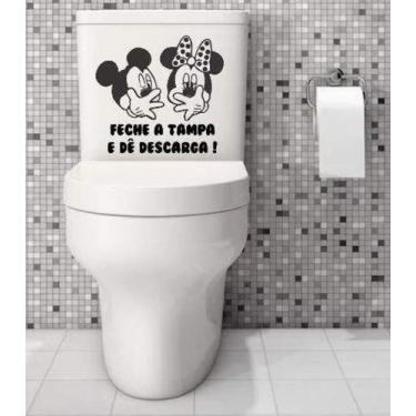 Imagem de Adesivo De Vaso Sanitário Feche A Tampa Mod02 - Lojinha Da Luc