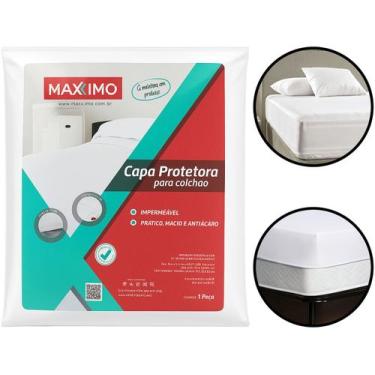 Imagem de Capa Protetora Impermeável Antiácaro Com Elástico Para Colchão Tamanho