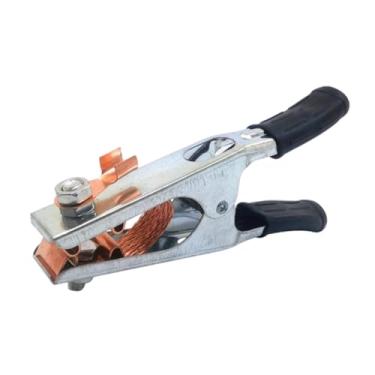 Imagem de MERIGLARE Grampo de aterramento para soldagem de 500 a com luva de borracha, versátil, boa condutividade, acessórios portáteis para soldagem, grampo de