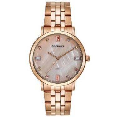 Imagem de Relógio Feminino Seculus Glitter e Cristais 44245LPSVRS2-Feminino