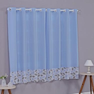 Imagem de Cortina Baby 2 Metros Quarto de Bebê Infantil Menino Menina Varão Simples