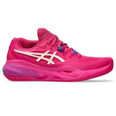 Imagem de ASICS Tênis feminino Gel-Resolution X Clay, Rosa brilhante/creme, 38