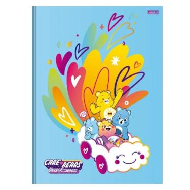 Imagem de Caderno Brochura Universitário A4 1 Matéria 80 Folhas Capa Dura Care Bears Sd Estampa 2