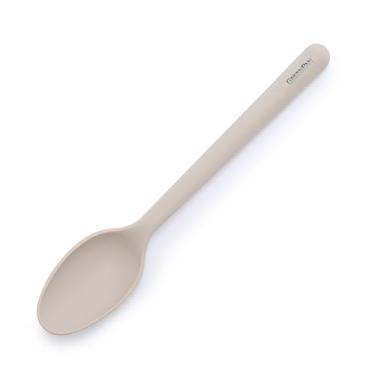 Imagem de GreenPan Colher definitiva de silicone, utensílio de cozinha para servir mistura, agitação, utensílios de cozinha antiaderentes de borracha flexível, núcleo de aço rígido, resistente ao calor, cabo