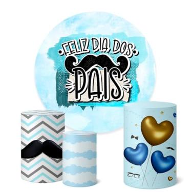 Imagem de Trio Capas Cilindro + Painel Sublimado Dia dos Pais (K1PAI0020)