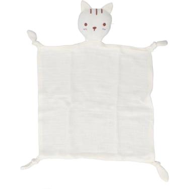 Imagem de Animal Snuggler Lovey Blanket Plush Plush Cartoon Doll Doll Comfort Securter Securter For Babies Crianças Crianças Gênero Neutro Material de Algodão 11 x 15,4 polegadas (Bege)