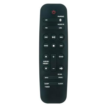 Imagem de Controle remoto substituído BTM2310 para sistema estéreo Philips MP3. USB Rádio FM