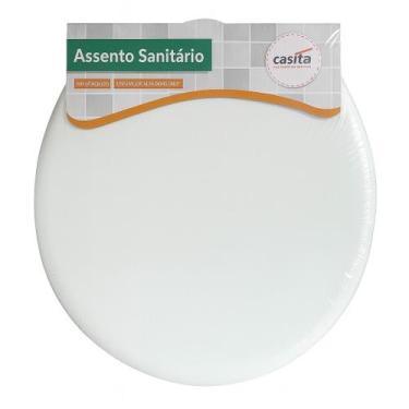 Imagem de Assento Vaso Sanitário Oval Almofadado Com Tampa - IMPORIENTE, Branco