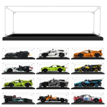 Imagem de LILIKAKA Vitrine Para Carros Lego 42204 42205 42137 42138 42151 42153 42161 42162 42165 42169 42173 42184 42196 76224, 13,77 X 5,9 3,93 Polegadas (35 15 10 Cm)