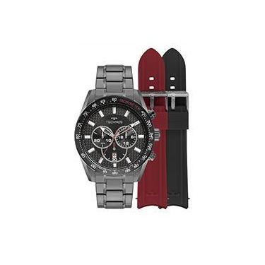 Imagem de Relógio Technos Ts Carbon Grafite 3 Pulseira Prova de água