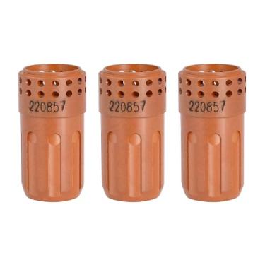 Imagem de KEMAO 3 peças 220857 Cortador de Plasma Redemoinho Anel Adequado para PMX 45XP/65/85/105 Tocha de Corte Plasma Consumível