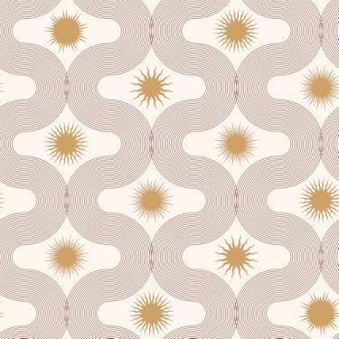 Imagem de REDAMANCY Boho Arte Abstrata Bege/Amarelo Mosaico Moderno Sol Geométrico Descasque e Cole Papel de Parede Papel de Parede Papel de Parede Fácil de Descolar para Mesa de Cabeceira Gaveta Gabinete