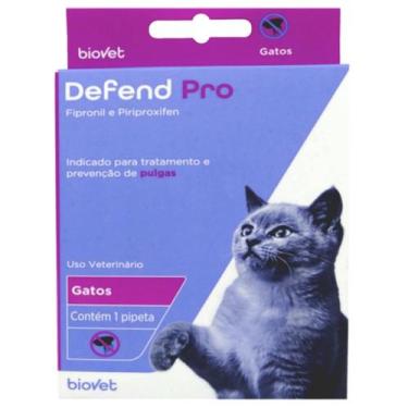 Imagem de Defend Pro Gatos Prevenção de Pulgas em Gatos - Biovet