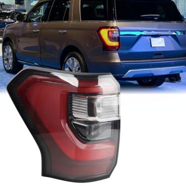 Imagem de KAMDKI Luz traseira de LED LH adequada para Ford Expedition Limited/Platinum/King Ranch 2018 2019 2020 2021 Lâmpada de freio com lâmpadas lado esquerdo do motorista FO2801272 JL1Z13405H JL1Z-13405-D