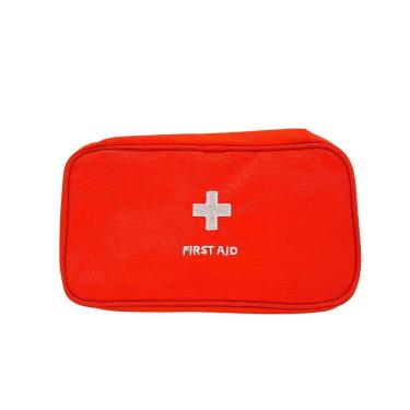 Imagem de Primeiros Socorros Bolsa Organizador Emergencia Porta Medicamentos Vermelho