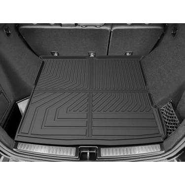 Imagem de Forro de carga compatível com Mercedes Benz GLE 2016 2017 2018 2019 - Tapete de porta-malas AOMSAZTO resistente para todos os climas, ajuste personalizado para Mercedes Benz GLE Class, preto