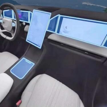 Imagem de LAVIYE Interior do carro console central navegação instrumento película protetora TPU transparente acessórios de filme anti-scratc, para GEELY GALAXY L7 2023-2025