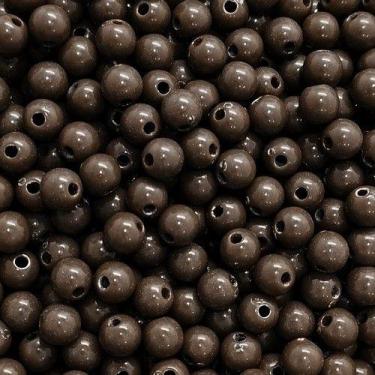 Imagem de BOLINHA DE RESINA Nº 06 (20 G) - LADEIRA BIJUTERIAS, Marrom café