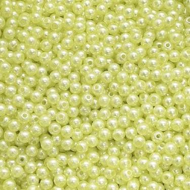 Imagem de PÉROLA DE ABS LISA Nº 04 20G PEROLA 4MM - IMPORTAÇÃO, Amarelo bebê