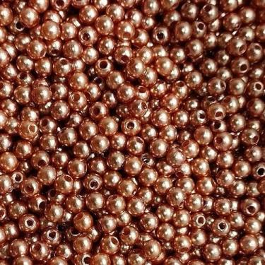 Imagem de PÉROLA DE ABS LISA Nº 04 20G PEROLA 4MM - IMPORTAÇÃO, Cobre