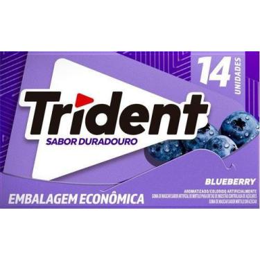 Imagem de Kit c/ 3 Chiclete Trident Blueberry Com 25,2g - Mondelez