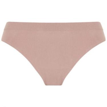 Imagem de Calcinha Biquíni Clássica Sem Costura Loba Lupo, Bege, G