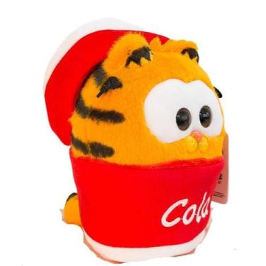 Imagem de Brinquedo de pelúcia Sanmu Cartoon Garfield Cat Coca-Cola para criança