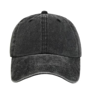 Imagem de Bone De Algodão LukeSports Ajustável Confortavel Unissex, Preto