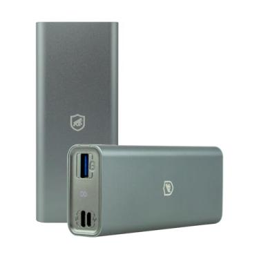 Imagem de Gshield Power Bank 10.000 mAh, Carregador Portátil Powerstation Universal Super Rápido USB-C até 45W + USB-A 18W, Bateria Externa Compatível com Macbook, Notebook e Celular, Cinza