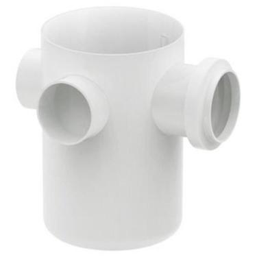 Imagem de Corpo para Caixa Sifonada Esgoto Seca 150x150x50mm com 3 Entradas - 27