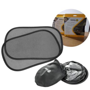 Imagem de 2 Tapa Sol Automotivo Tela Lateral Janela De Carro Vidro Com Ventosa Protetor solar para Bebê