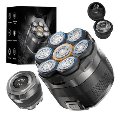 Imagem de Barbeador de cabeça recarregável para homens carecas