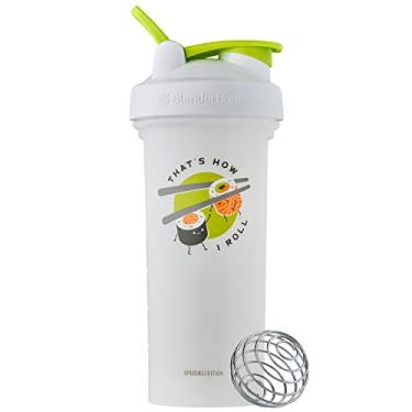 Imagem de BlenderBottle Just for Fun Classic V2 Garrafa Shaker Perfeita para Shakes de Proteínas e Pré-Treino, 800 ml, That's How I Roll