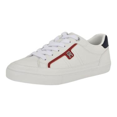 Imagem de Tommy Hilfiger Tênis feminino Lencet, Branco Multi 140, 35