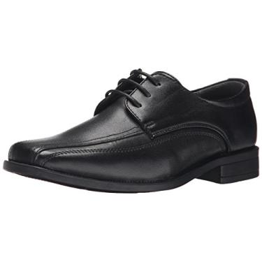 Imagem de Steve Madden Sapato social Chipp Oxford (criança pequena/criança grande), Preto, 1 Little Kid